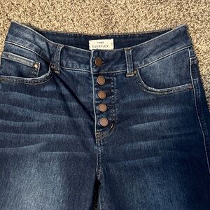 Maurices Everflex M Jeans High Rise Dark Blue Jeans